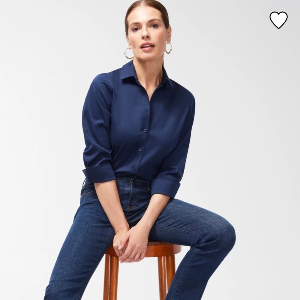 Chico's | 3/4 Sleeve Stretch Shirt